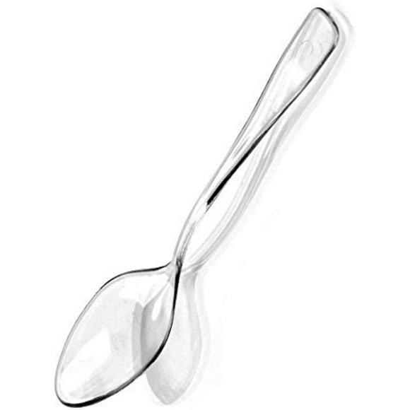 Clear 87-CATER Small Abbott Collection Texture Tasting Spoon 